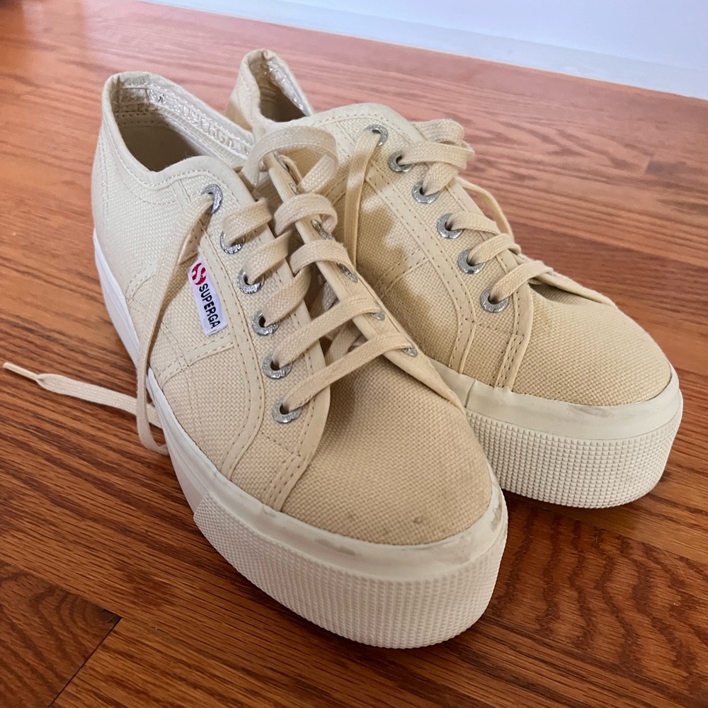 Superga platform shoes